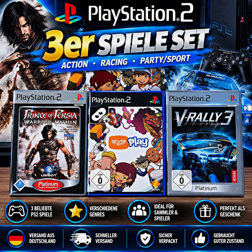 Ps2 spielepaket 3er set - spielepaket,