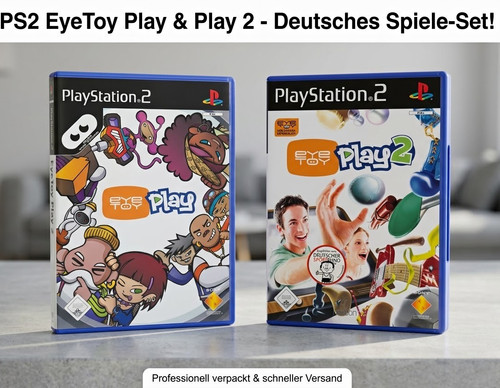 Ps2 spiele set eyetoy - ps2, 1