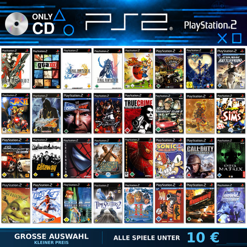 Ps2 playstation spiele - ps2,